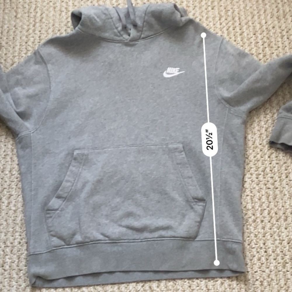 NIKE | Kids Gray Pullover Hoodie Small - Picture 11 of 14